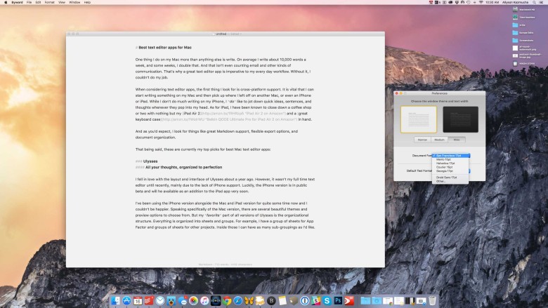 text editor with macros for mac